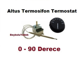 Altus Termosifon Termostat Otomatik  0 - 90 Derece Ayar Otomatiği Termostatı