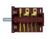 Alveus Anahtarı Ankastre Fırın Şalteri Yeni Model 6 Konum Komütatör Düğme 6+6 - Thumbnail (1)