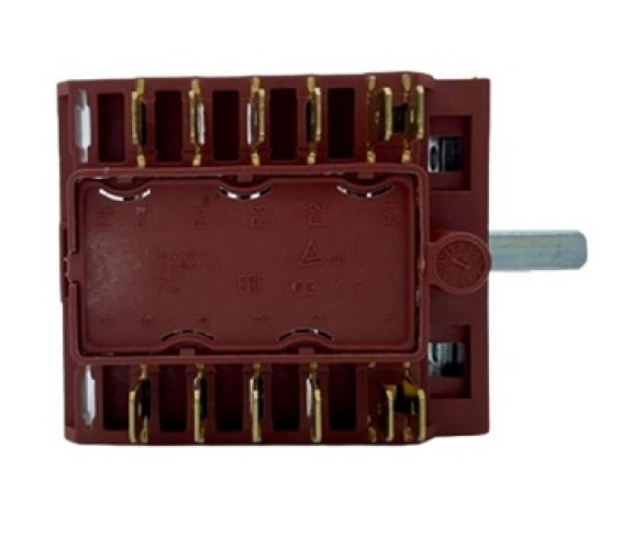Alveus Anahtarı Ankastre Fırın Şalteri Yeni Model 6 Konum Komütatör Düğme 6+6 - 1