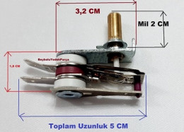 Arzum Sultani Tost Termostat Tost Makinesi Mil Uzunluğu 2 cm