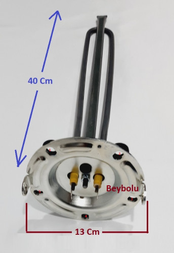 Beko BKT 650 B Rezistansı Termosifon Rezistans 5 Delikli 1980 Watt - 0
