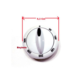 Beko Fırın Isı Ayar Düğmesi , Termostat Sıcaklık Ayarlama Düğme 0 - 300 Derece