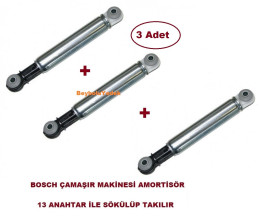 Bosch 13 Anahtar Amortisör 3 lü Takım Bosch Çamaşır Makinesi Amortisör