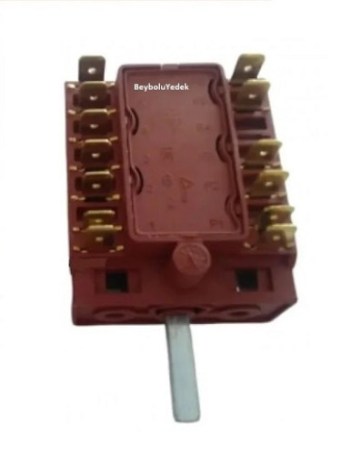 Electrotech Şalter Ankastre Fırın 6 Konum Kademe Anahtarı - 0