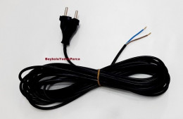 Elektrik Süpürgesi Siyah Yassı Kablo 7 Metre Makara Kablosu