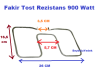 Fakir Tost Makinesi Rezistans - 110 Volt 900 Watt 26 x 16,5 cm 1 ADET - Thumbnail (1)