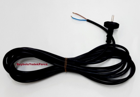 Fanset Fantom Elektrik Süpürgesi Yuvarlak Kablo 5 Metre Giriş Kablosu - 0