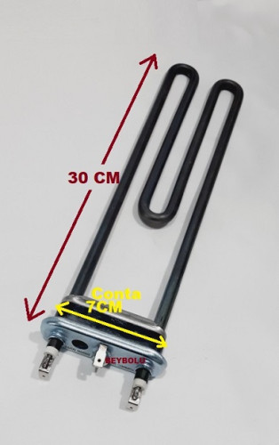 Hoover Rezistans , Sensör Ntc Delikli yuvalı Çamaşır Makinesi Rezistansı 30 cm - 0