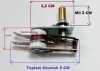 Karaca Tost Makinesi Termostat Mil Uzunluğu 2 cm 10 Amper Otomatik - Thumbnail (1)