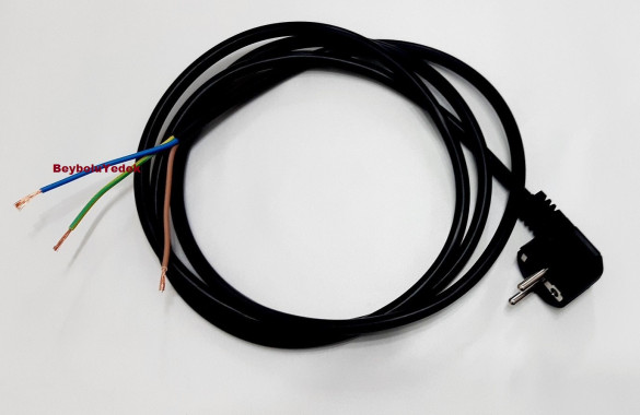 Luxell Fırın Elektrik Giriş Kablosu 3x1,5 TTR Bakır Kablo 2 Metre - 0