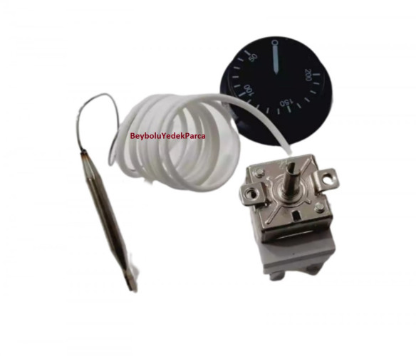 Luxell Soba Gazlı Termostat 200 Derece , Elektrik Sobası Termostat Kuyruklu - 1