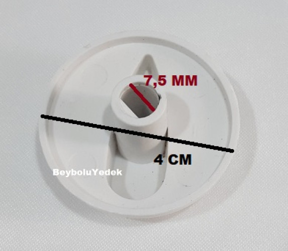 Mini Elektrikli Şofben Düğmesi , Şofben Ayar Plastik Düğme Genişlik 4 CM - 1