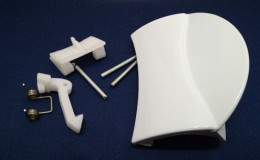 Profilo Kare Maxx 6 Mandal , Beyaz Tutamak Çamaşır Makinesi Kapak Mandalı
