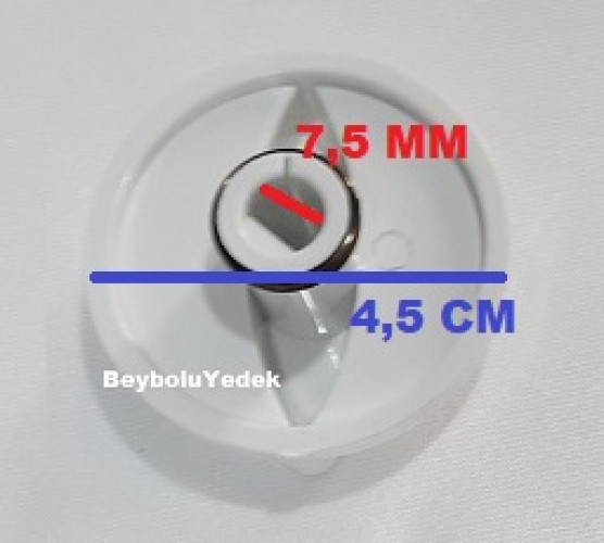 Şofben Düğmesi , Mini Elektrikli Şofben Ayar Plastik Düğme Genişlik 4,5 CM - 1