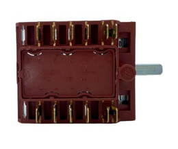 Ukinox Kademe Anahtarı 6 + off konumlu 12 Uç Fırın Şalteri Düğme 6+6