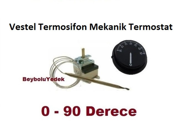 Vestel Termosifon Termostat Otomatik  0 - 90 Derece Ayar Otomatiği Termostatı - 0
