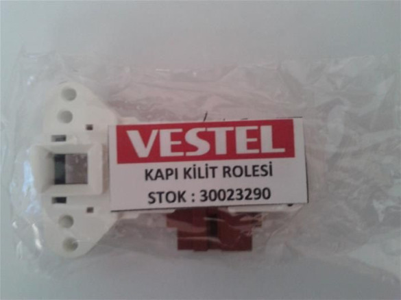 Vestel Kilit , Vestel Zv 446-M5 Kilit , Çamaşır Makinesi Kapak Emniyet Kilit - 1